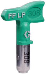 Zij aanzicht Graco RAC X FFLP spuittips